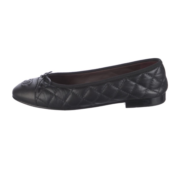 SOLD - Chanel Leather Ballet Flats - Picture 3 of 7
